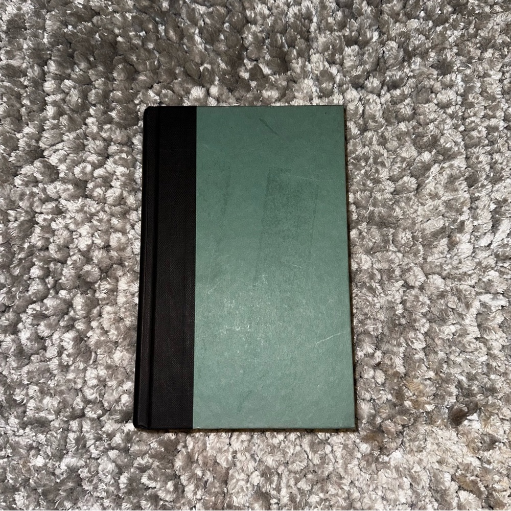 Teal and Black Hardcover Book. Irish Folklore. Fairy. Home Decor.